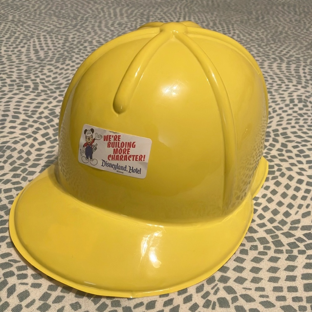 Disneyland Hotel Construction Plastic Hard Hat
